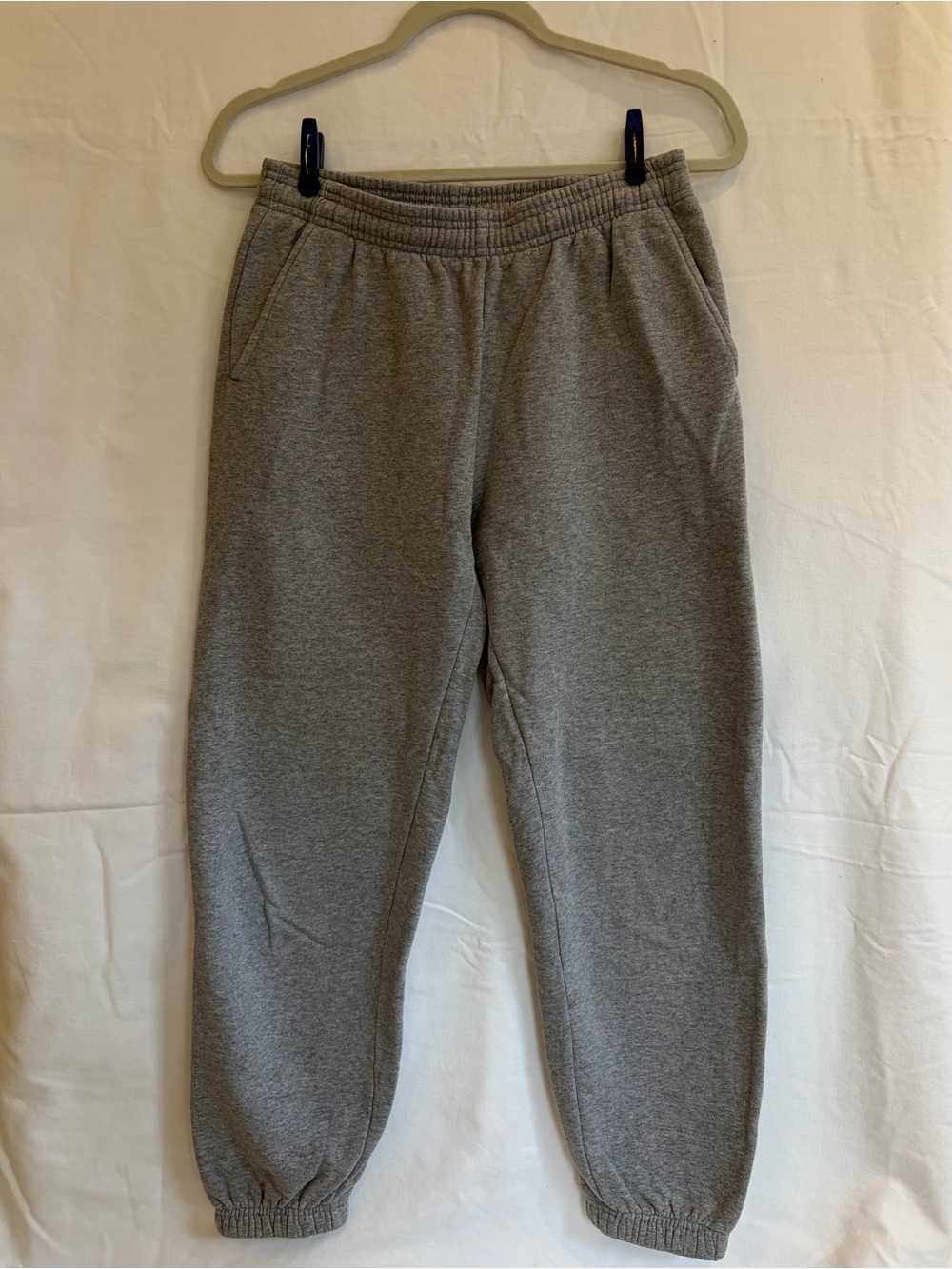Aritzia Grey Super Fleece Sweatpants